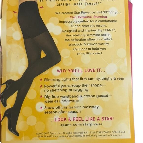 Spanx Center Stage Shaping Tights Navy Pack of 3  Size E NEW - Picture 3 of 7